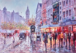 Trafalgar Studio by Henderson Cisz - Original Painting on Stretched Canvas sized 21x30 inches. Available from Whitewall Galleries